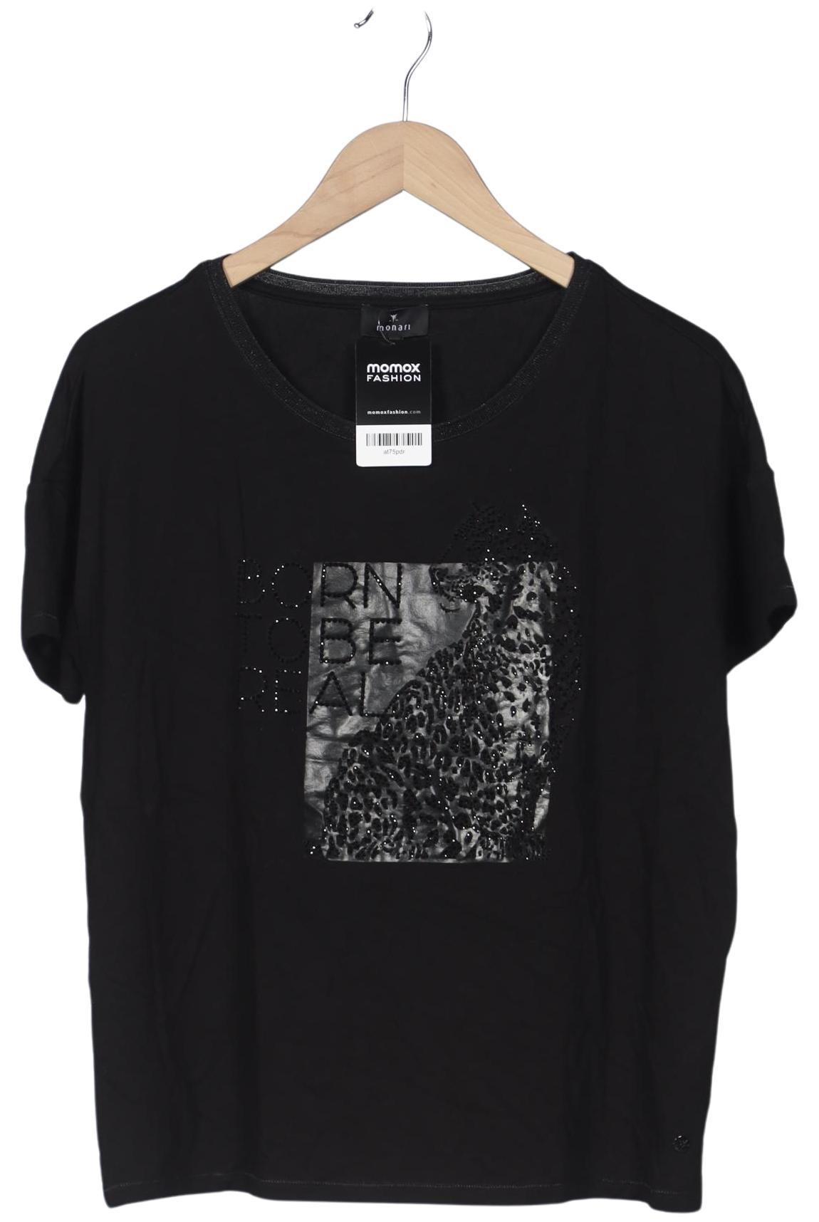 

monari Damen T-Shirt, schwarz, Gr. 40
