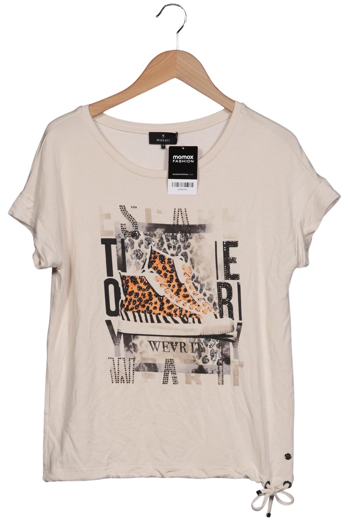 

monari Damen T-Shirt, beige, Gr. 38