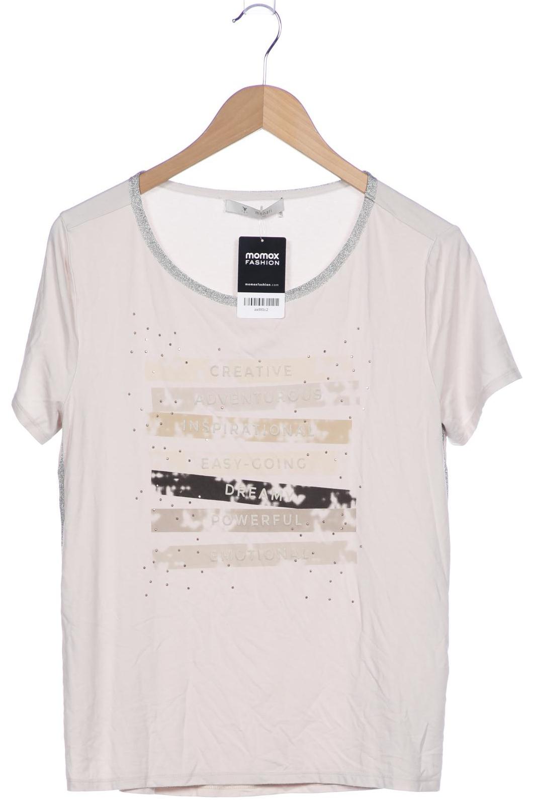 

monari Damen T-Shirt, cremeweiß, Gr. 40