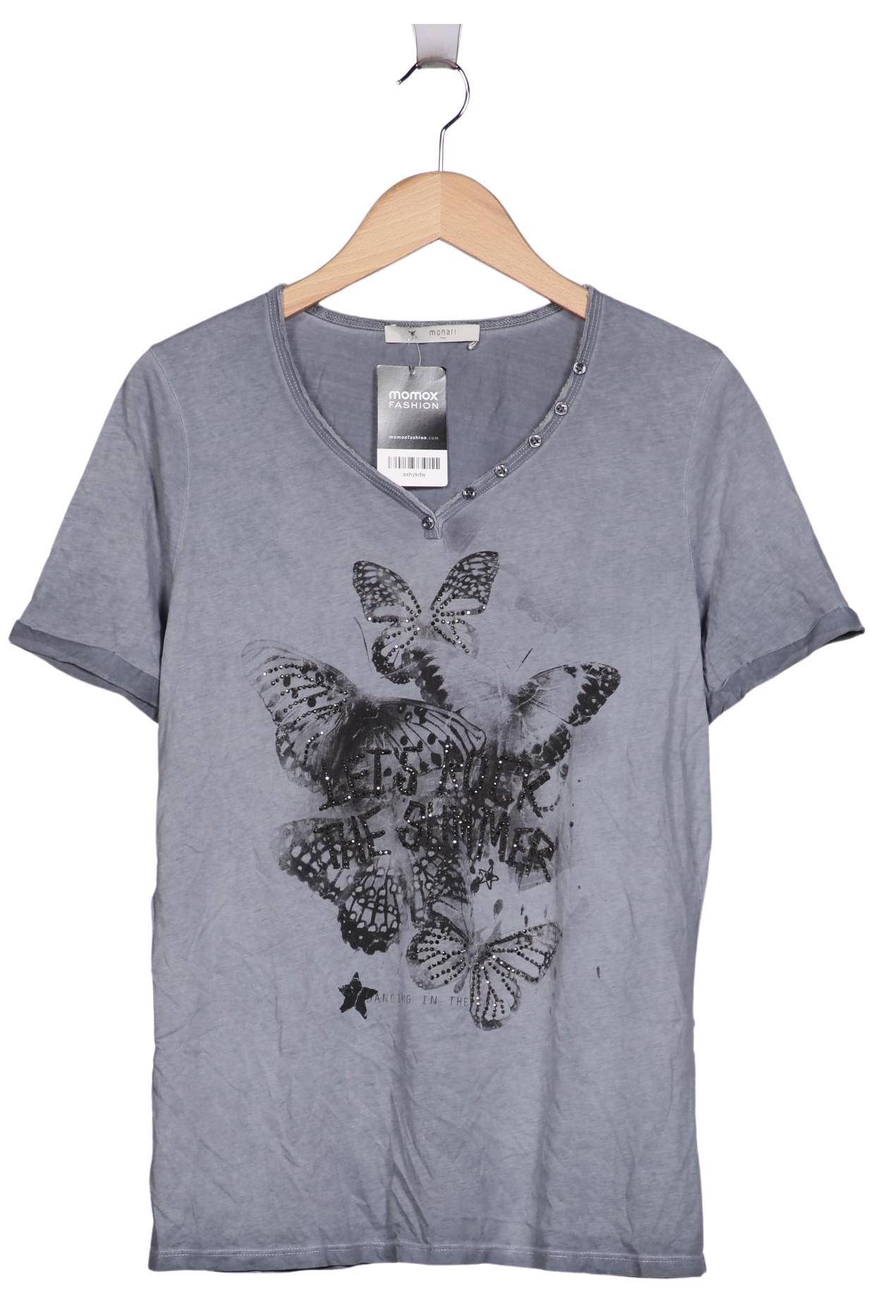 

monari Damen T-Shirt, grau, Gr. 44