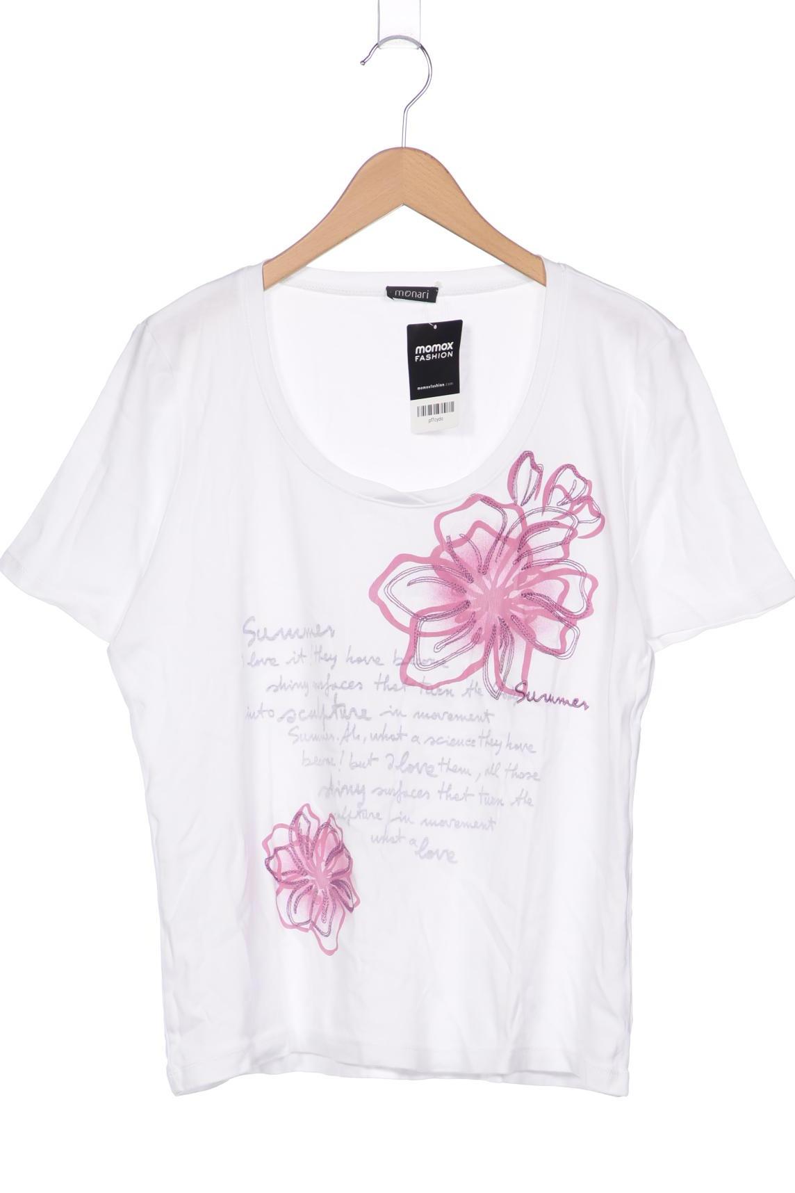 

monari Damen T-Shirt, weiß, Gr. 44