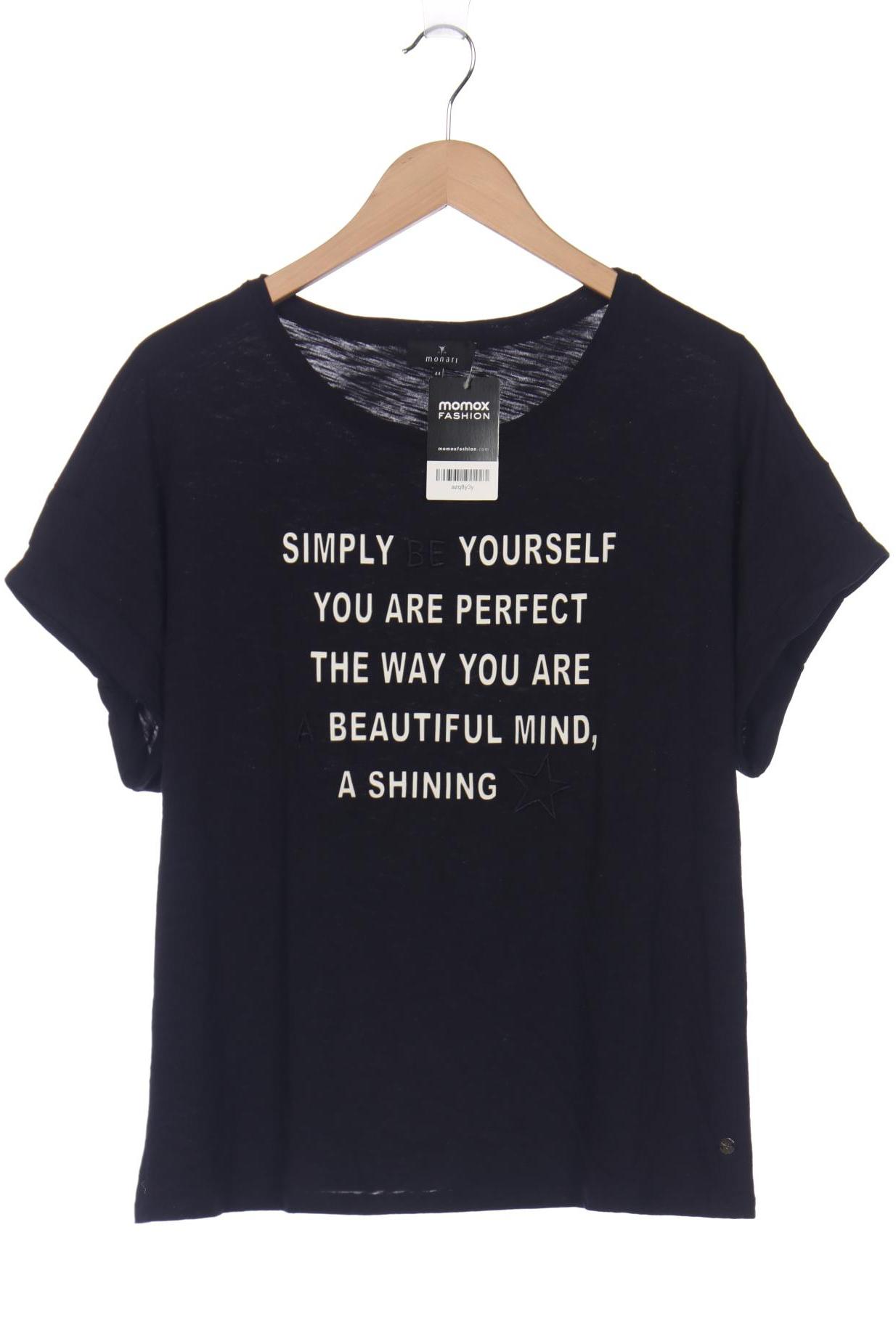 

monari Damen T-Shirt, marineblau