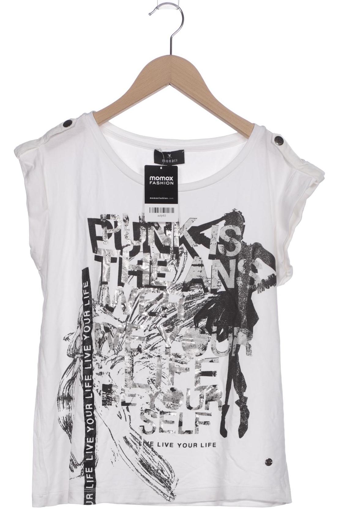 

monari Damen T-Shirt, weiß, Gr. 34