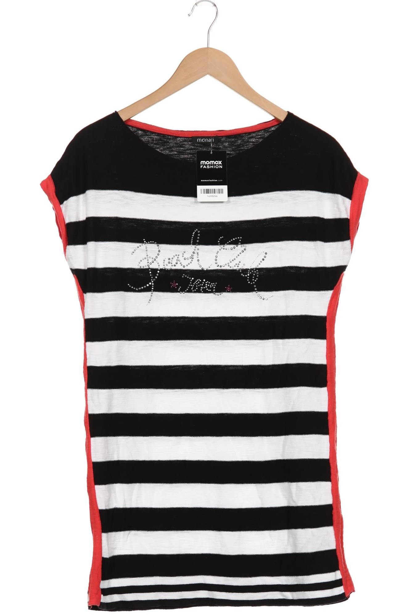 

monari Damen T-Shirt, schwarz, Gr. 36