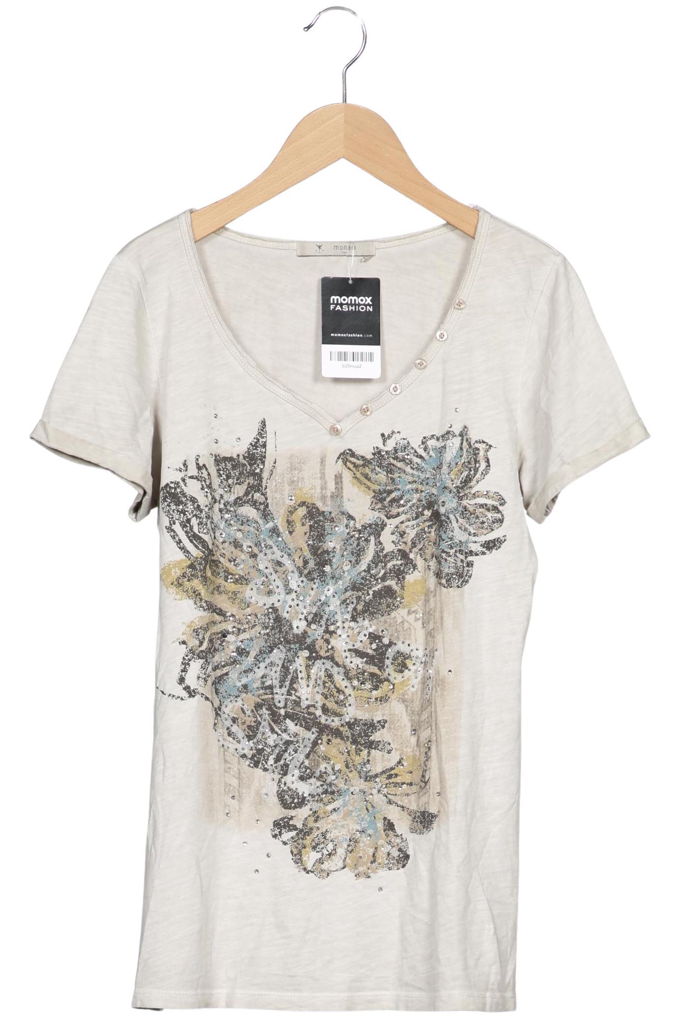 

monari Damen T-Shirt, beige, Gr. 38