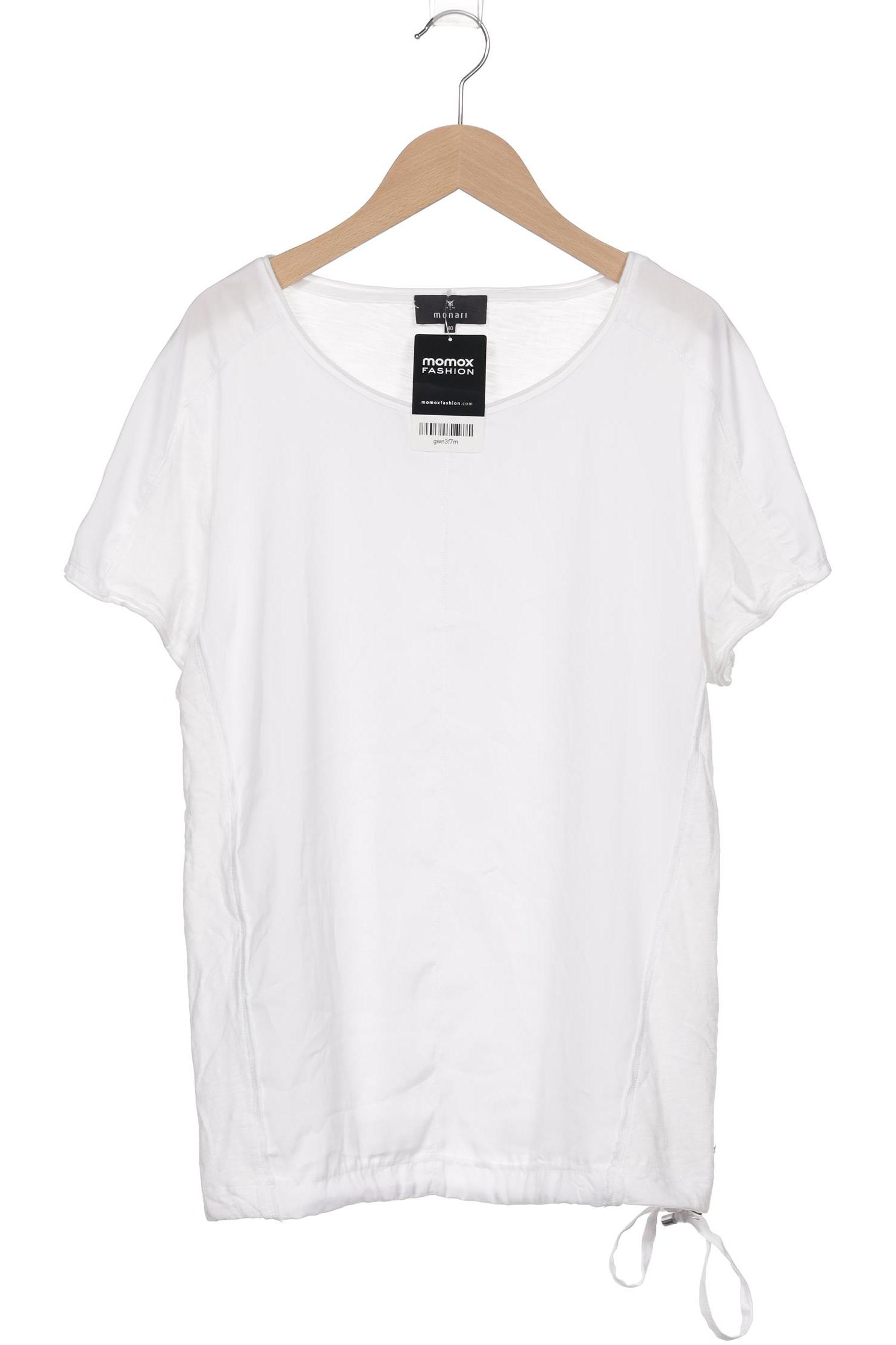 

monari Damen T-Shirt, weiß, Gr. 40
