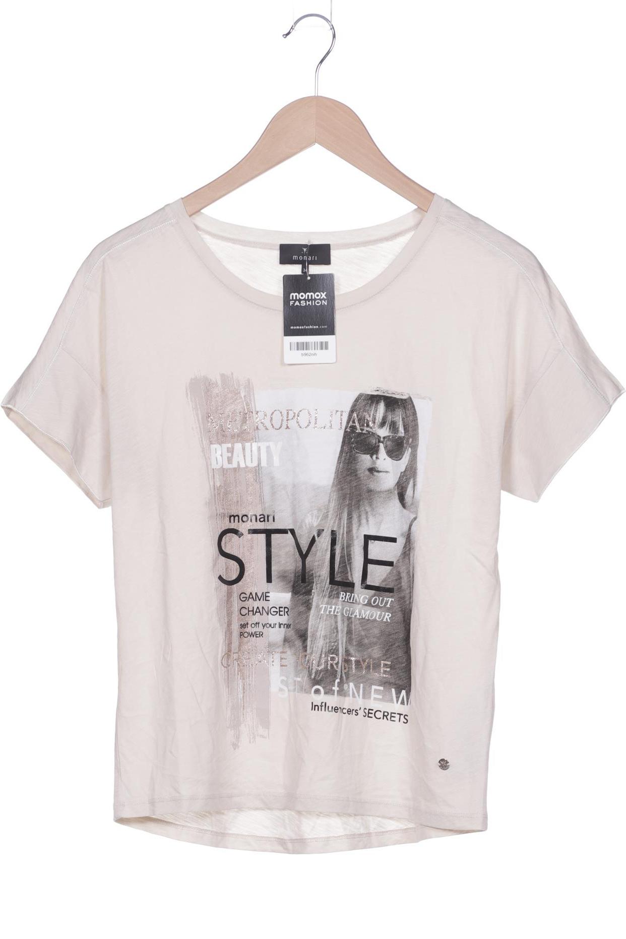 

monari Damen T-Shirt, beige, Gr. 34