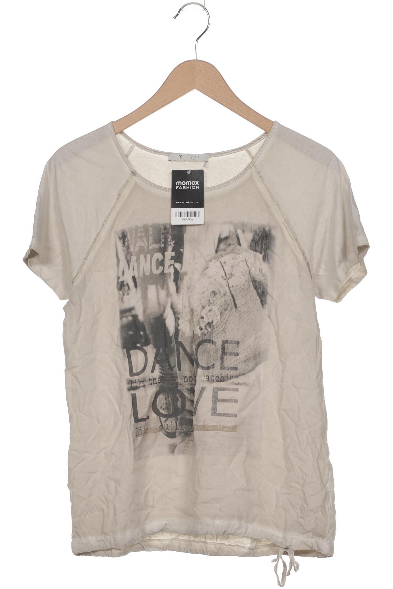

monari Damen T-Shirt, beige, Gr. 38