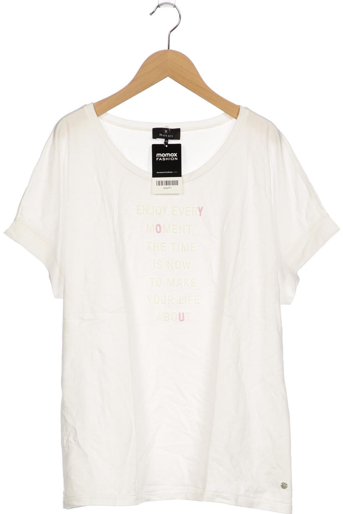 

monari Damen T-Shirt, weiß, Gr. 44