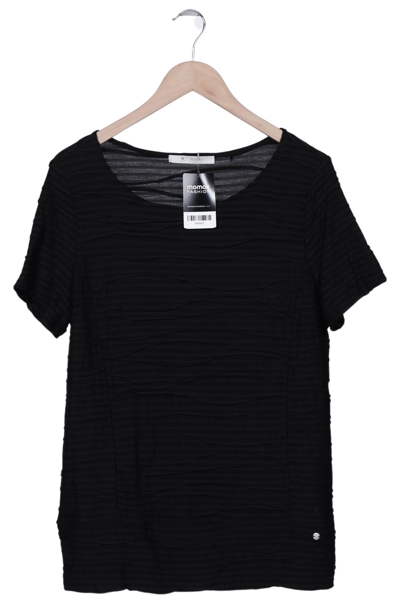 

monari Damen T-Shirt, schwarz, Gr. 44