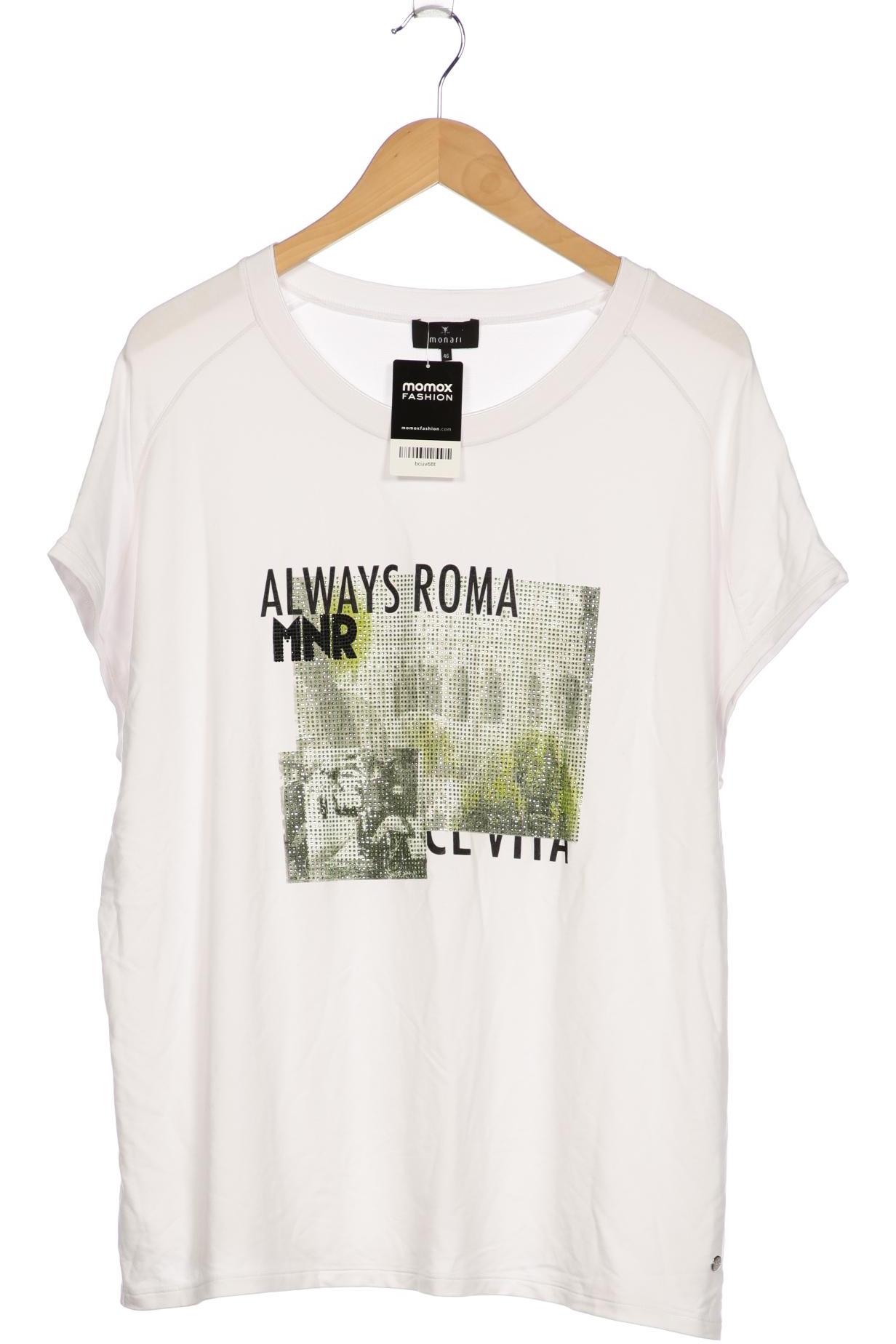 

monari Damen T-Shirt, weiß, Gr. 46
