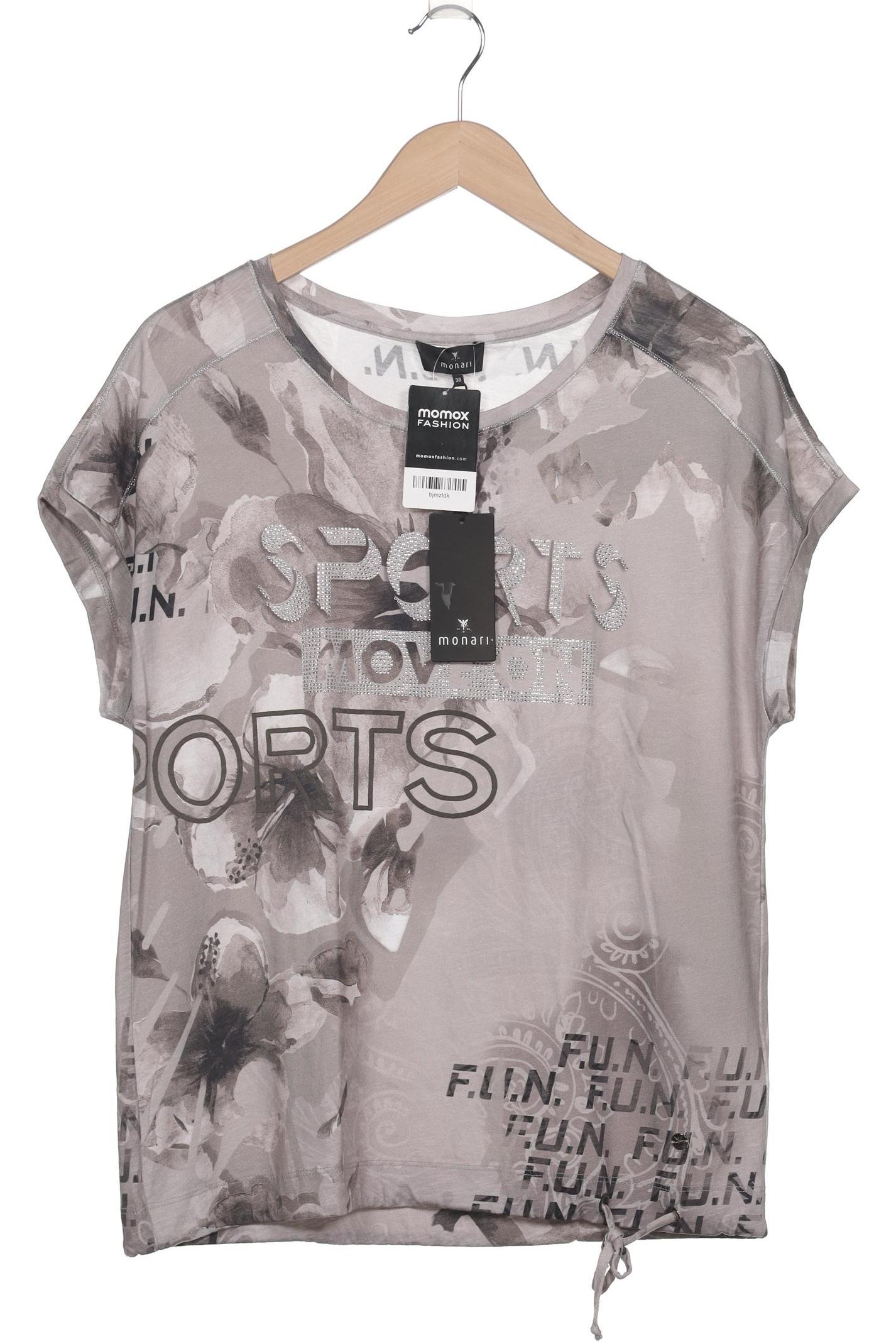 

monari Damen T-Shirt, grau, Gr. 38