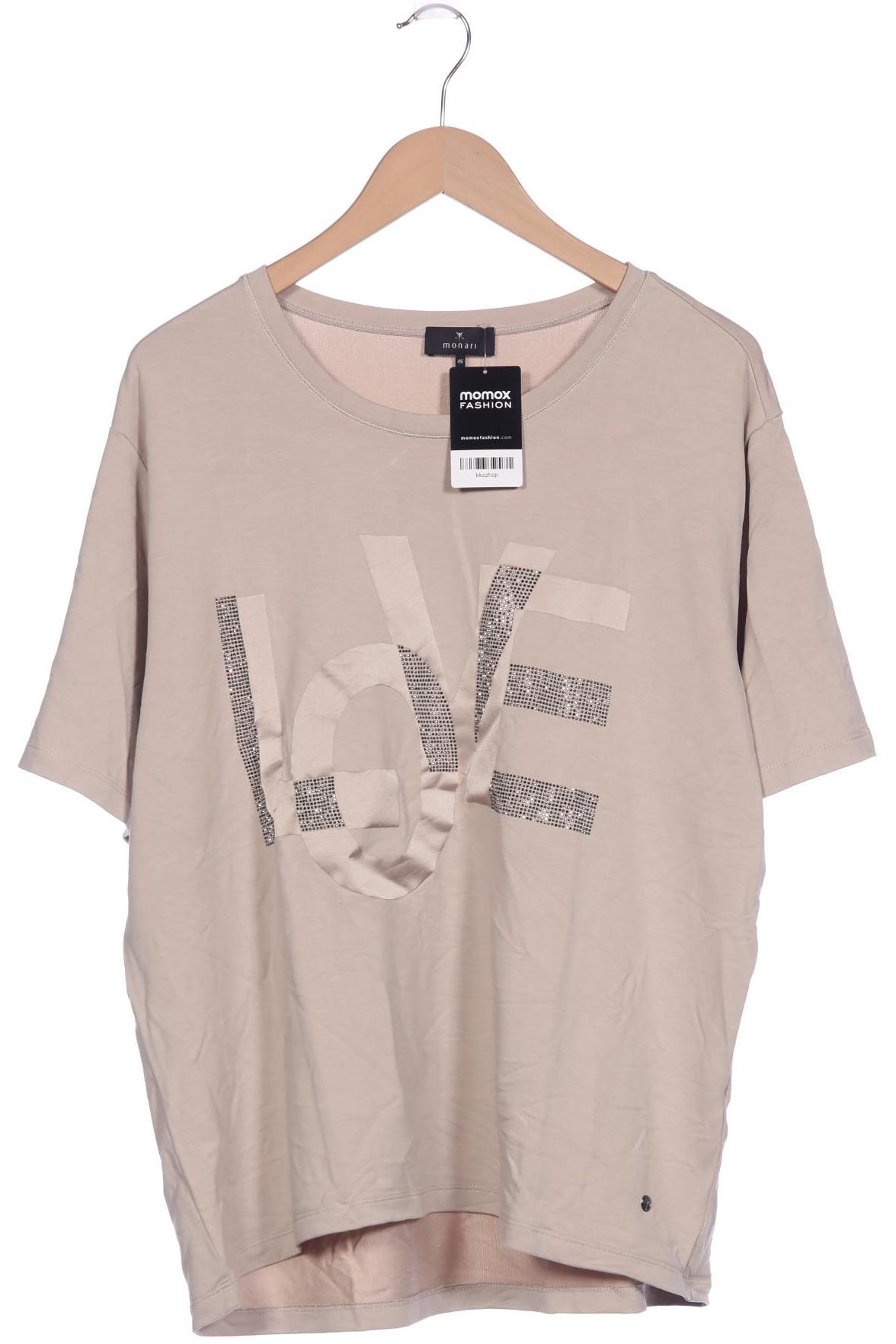 

monari Damen T-Shirt, beige, Gr. 46