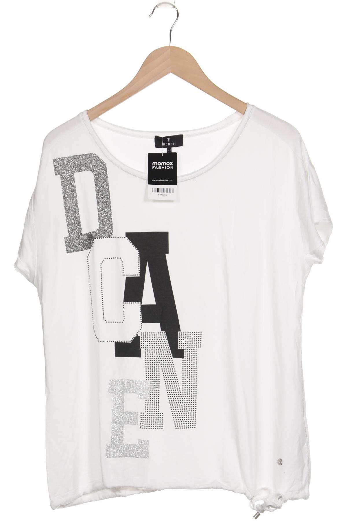 

monari Damen T-Shirt, weiß, Gr. 42