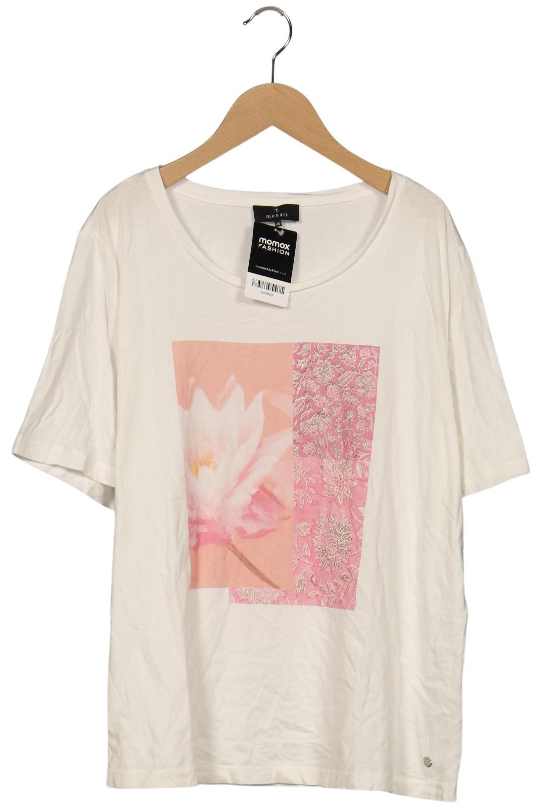 

monari Damen T-Shirt, weiß, Gr. 46