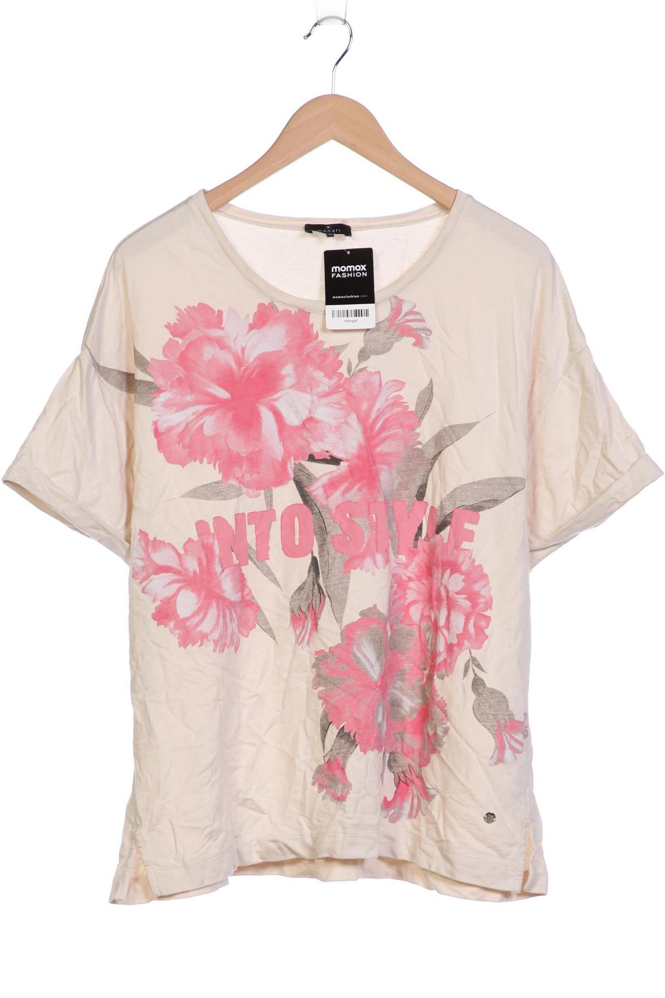 

monari Damen T-Shirt, beige, Gr. 46