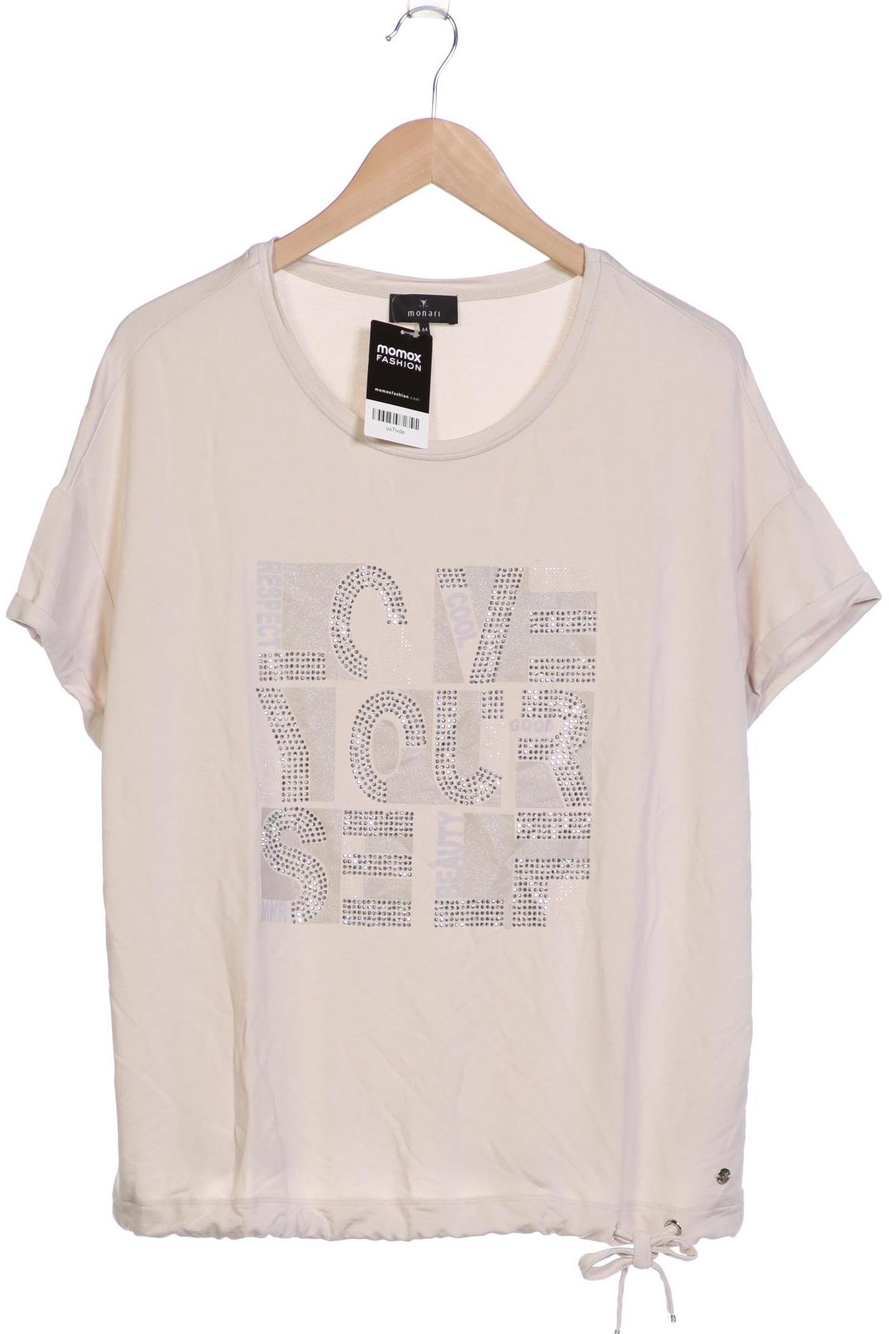 

monari Damen T-Shirt, beige, Gr. 44