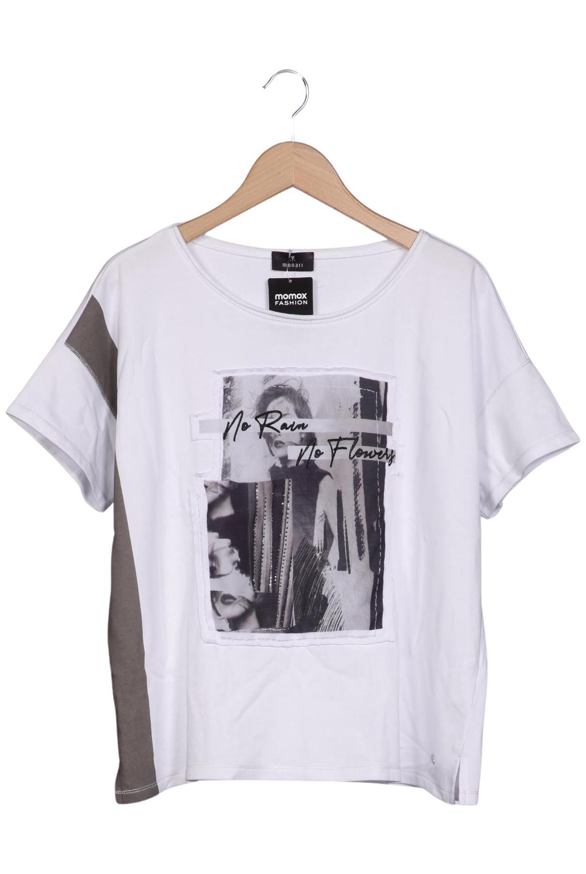 

monari Damen T-Shirt, weiß, Gr. 42