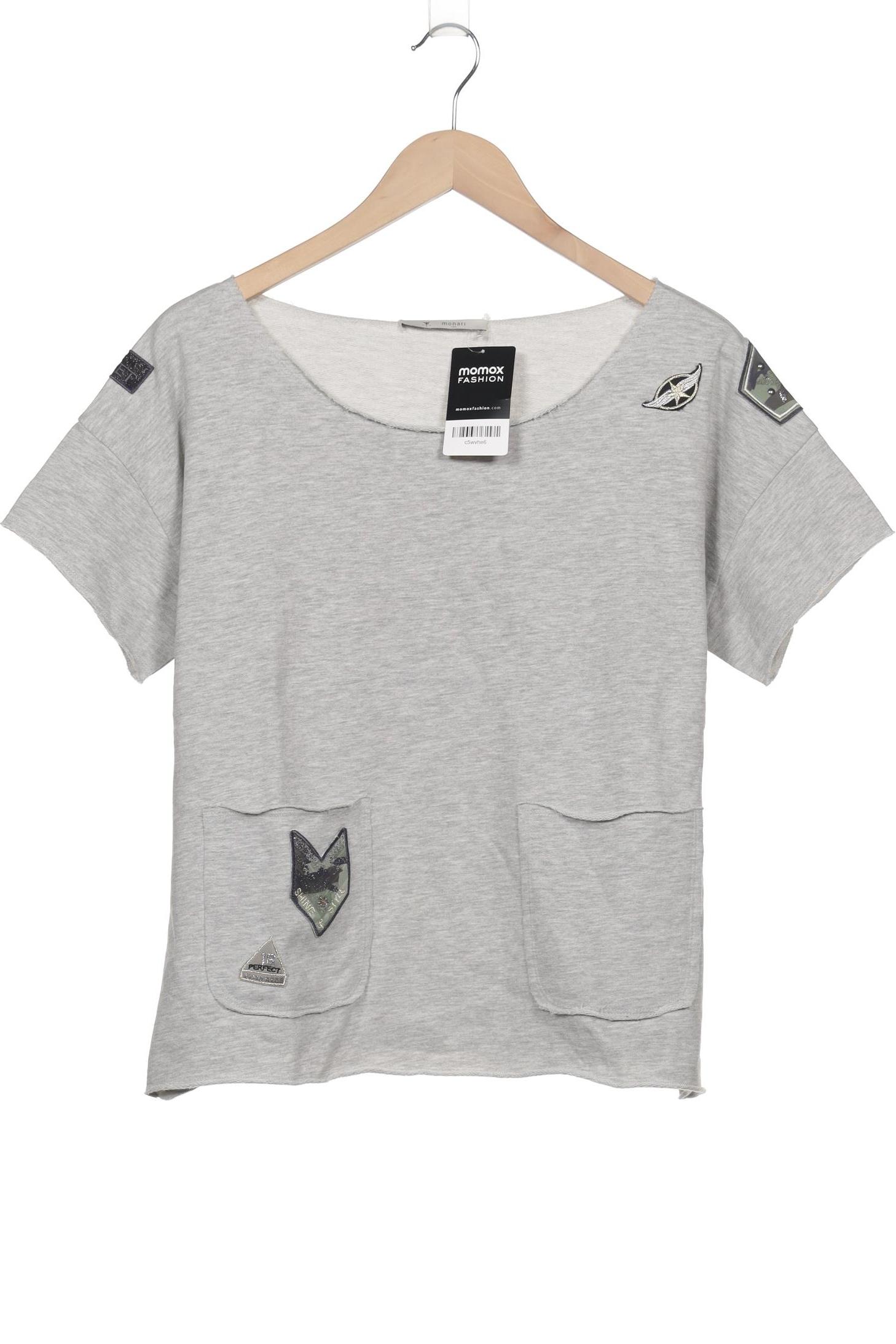 

monari Damen T-Shirt, grau, Gr. 38
