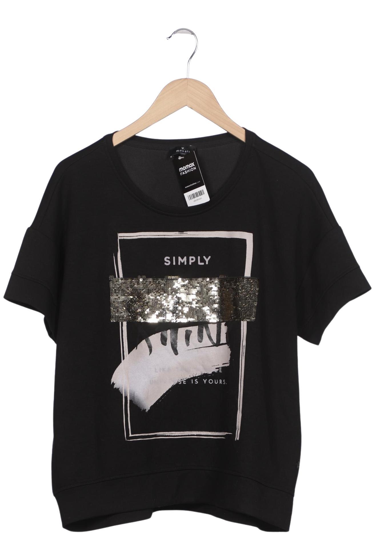 

monari Damen T-Shirt, schwarz, Gr. 42