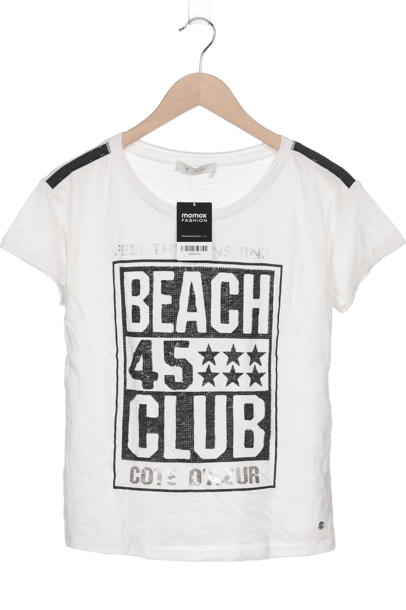 

monari Damen T-Shirt, weiß, Gr. 34