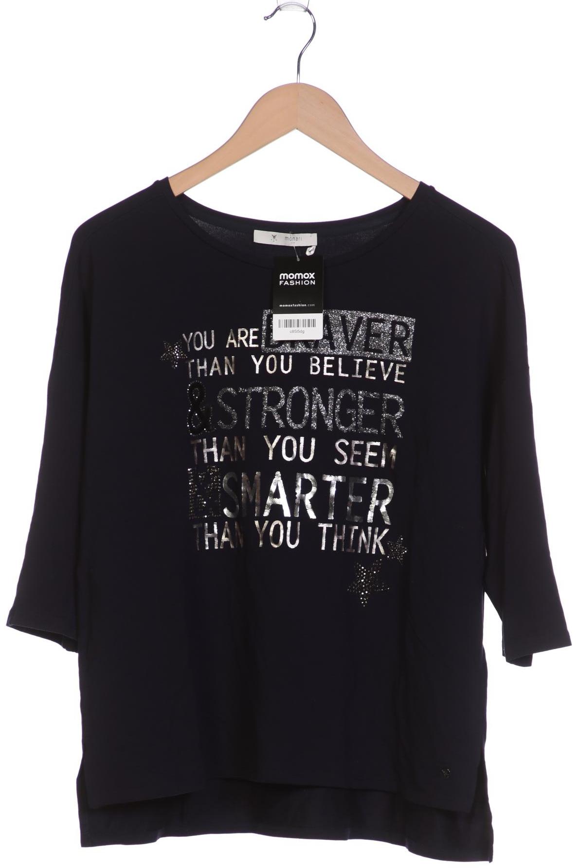 

monari Damen T-Shirt, marineblau