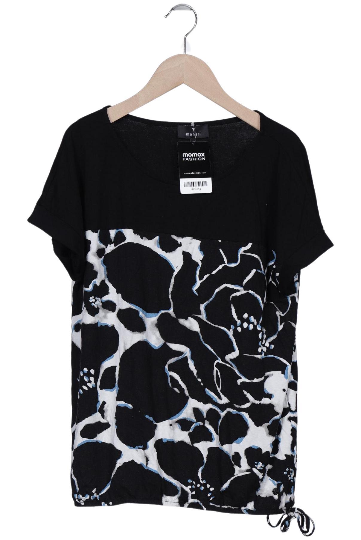 

monari Damen T-Shirt, schwarz, Gr. 38
