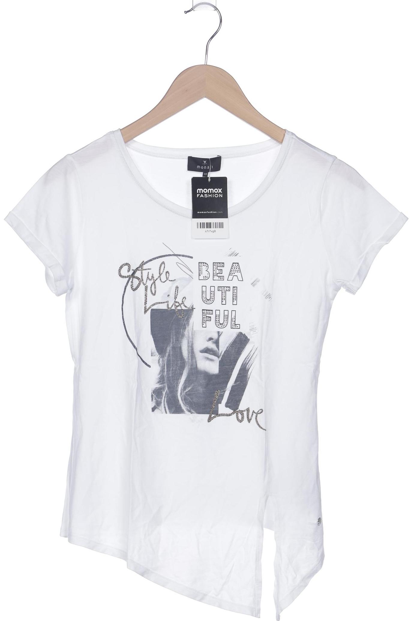 

monari Damen T-Shirt, weiß, Gr. 34