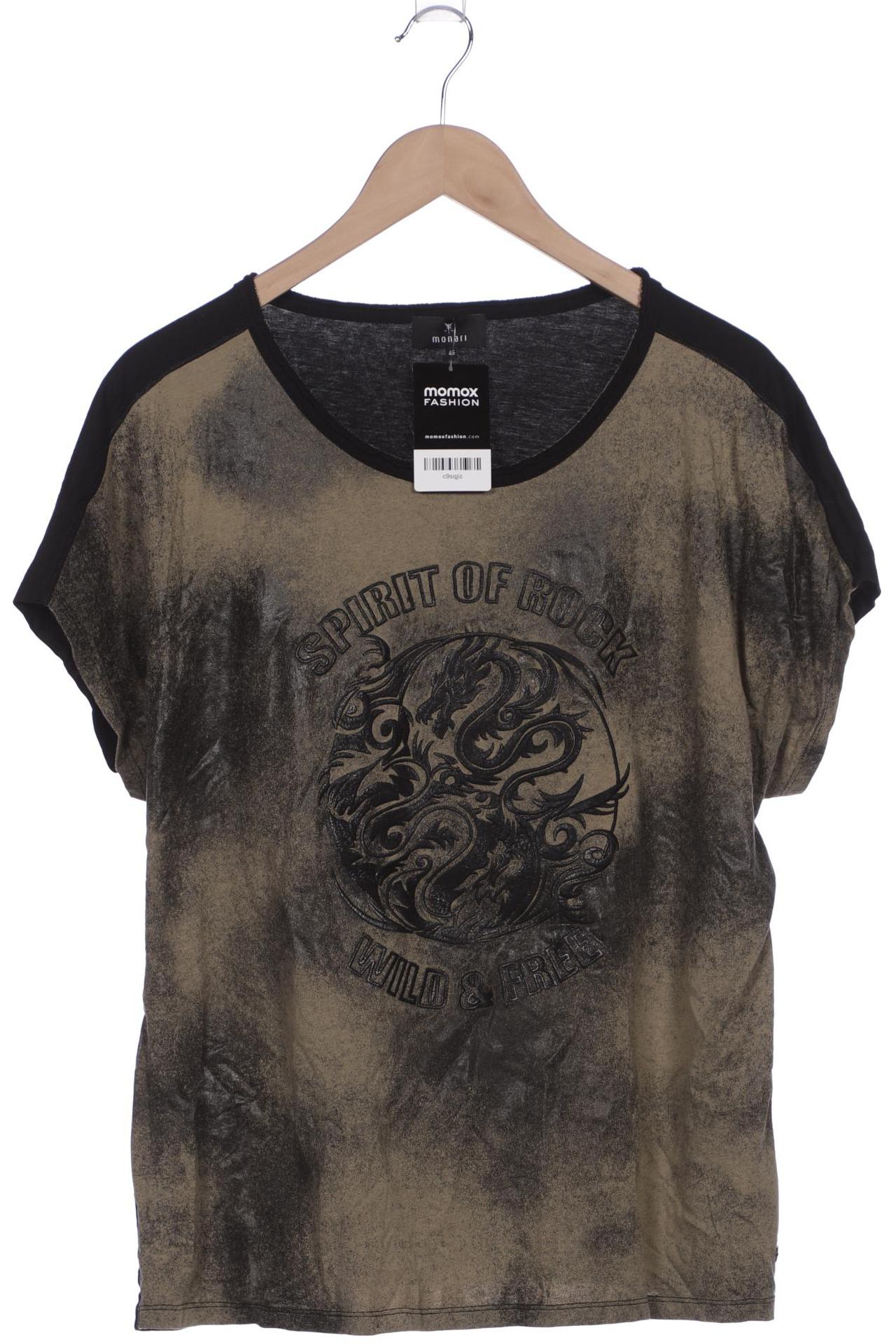 

monari Damen T-Shirt, schwarz, Gr. 46