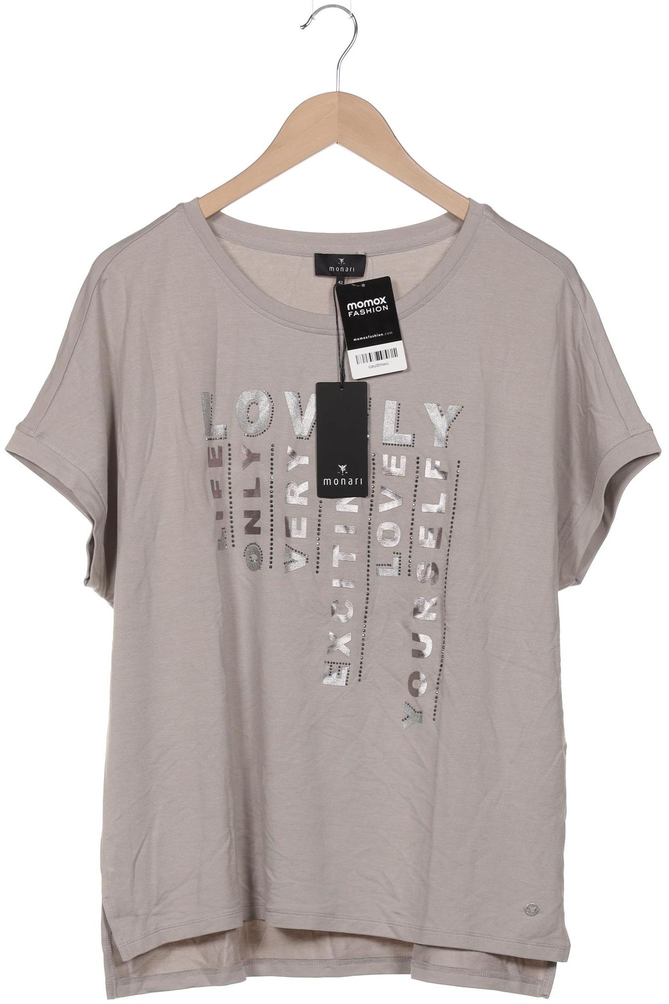 

monari Damen T-Shirt, grau, Gr. 42