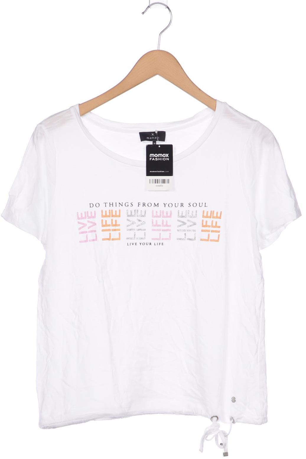 

monari Damen T-Shirt, weiß, Gr. 38