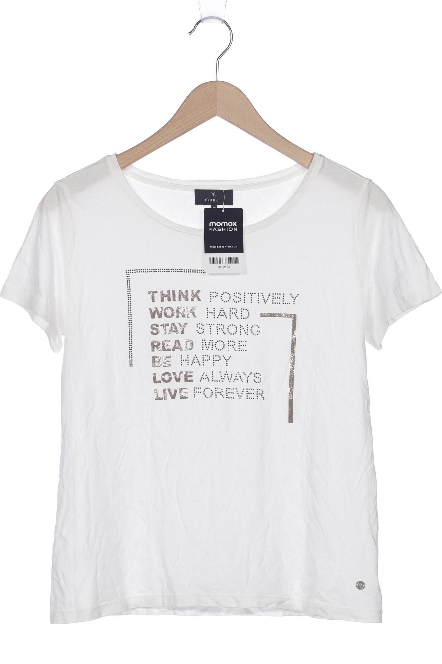 

monari Damen T-Shirt, weiß, Gr. 38