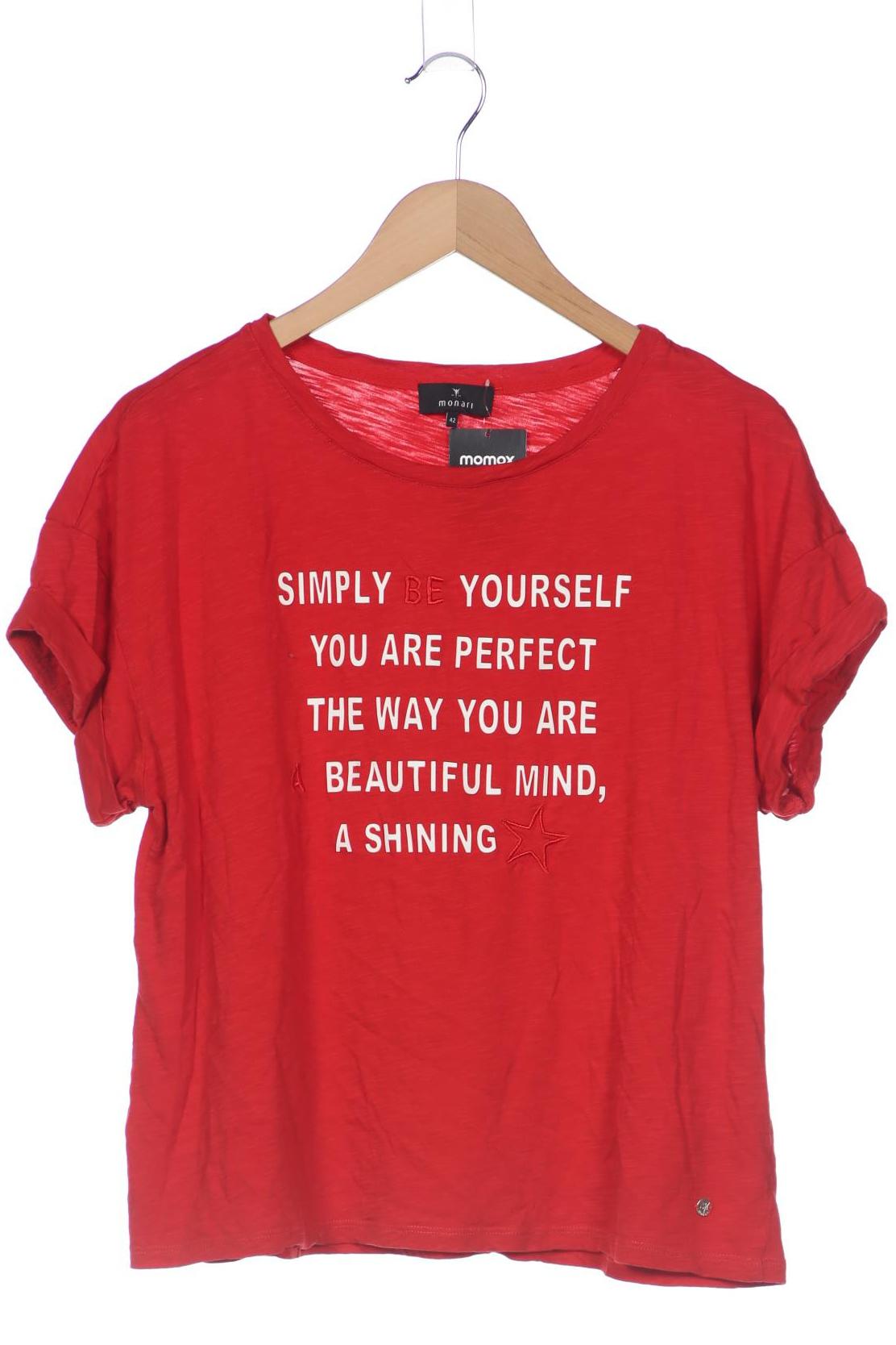 

monari Damen T-Shirt, rot, Gr. 42