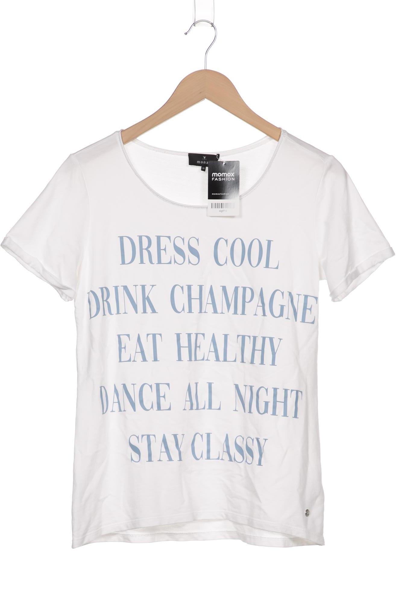 

monari Damen T-Shirt, weiß