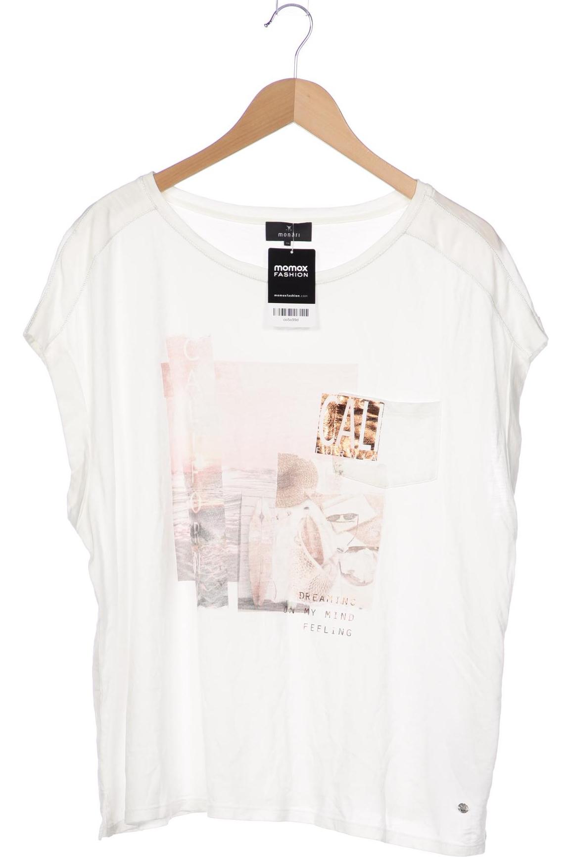 

monari Damen T-Shirt, weiß
