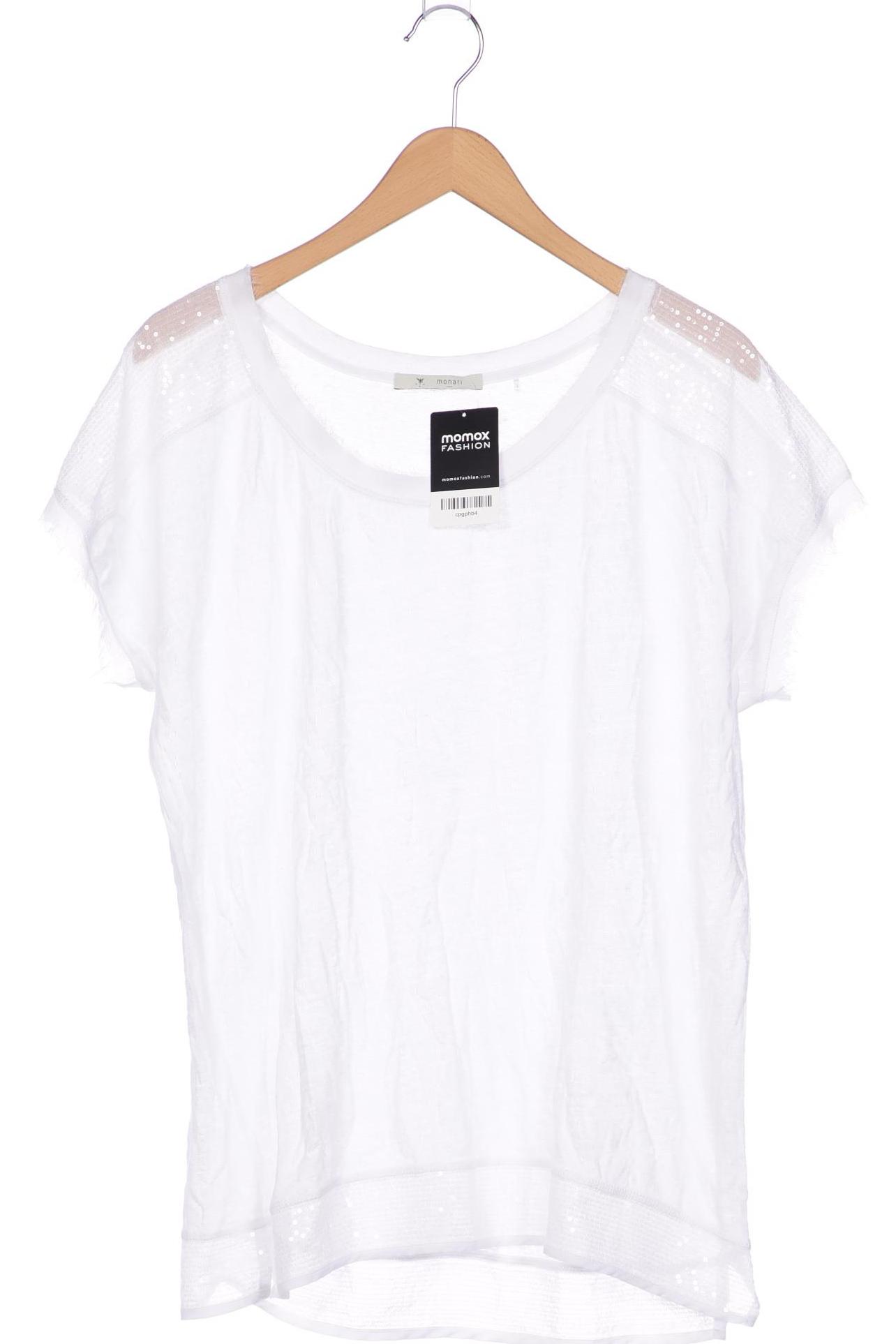 

monari Damen T-Shirt, weiß, Gr. 46