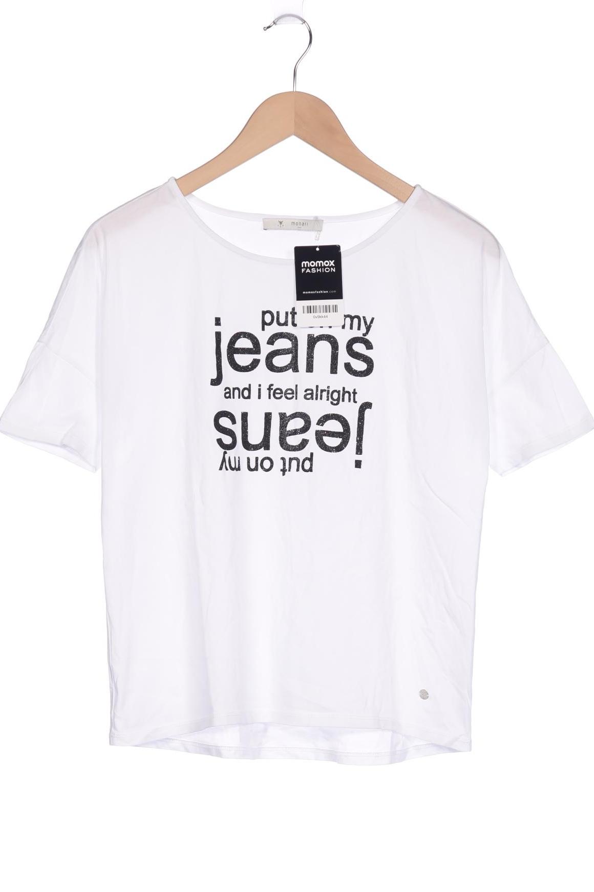 

monari Damen T-Shirt, weiß, Gr. 42