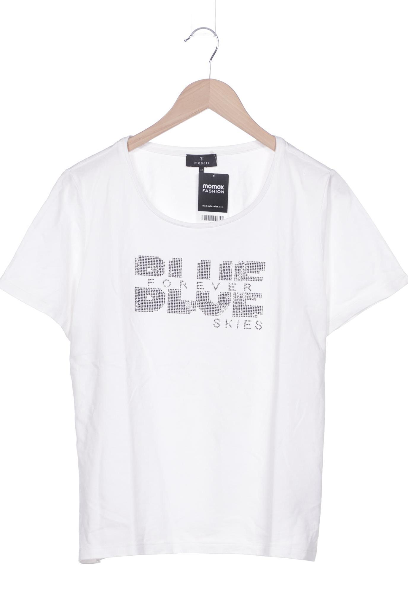 

monari Damen T-Shirt, weiß, Gr. 42