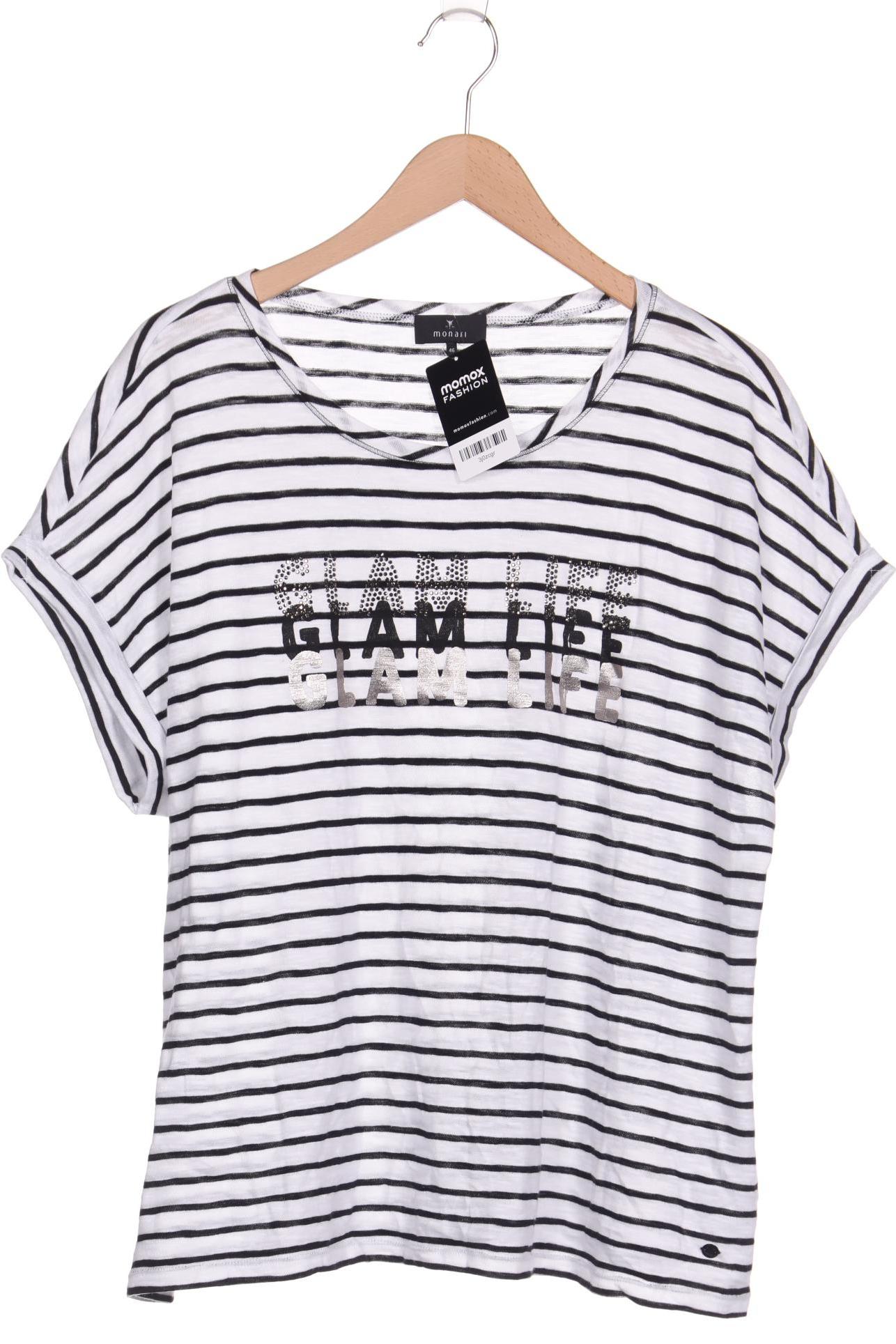 

monari Damen T-Shirt, weiß