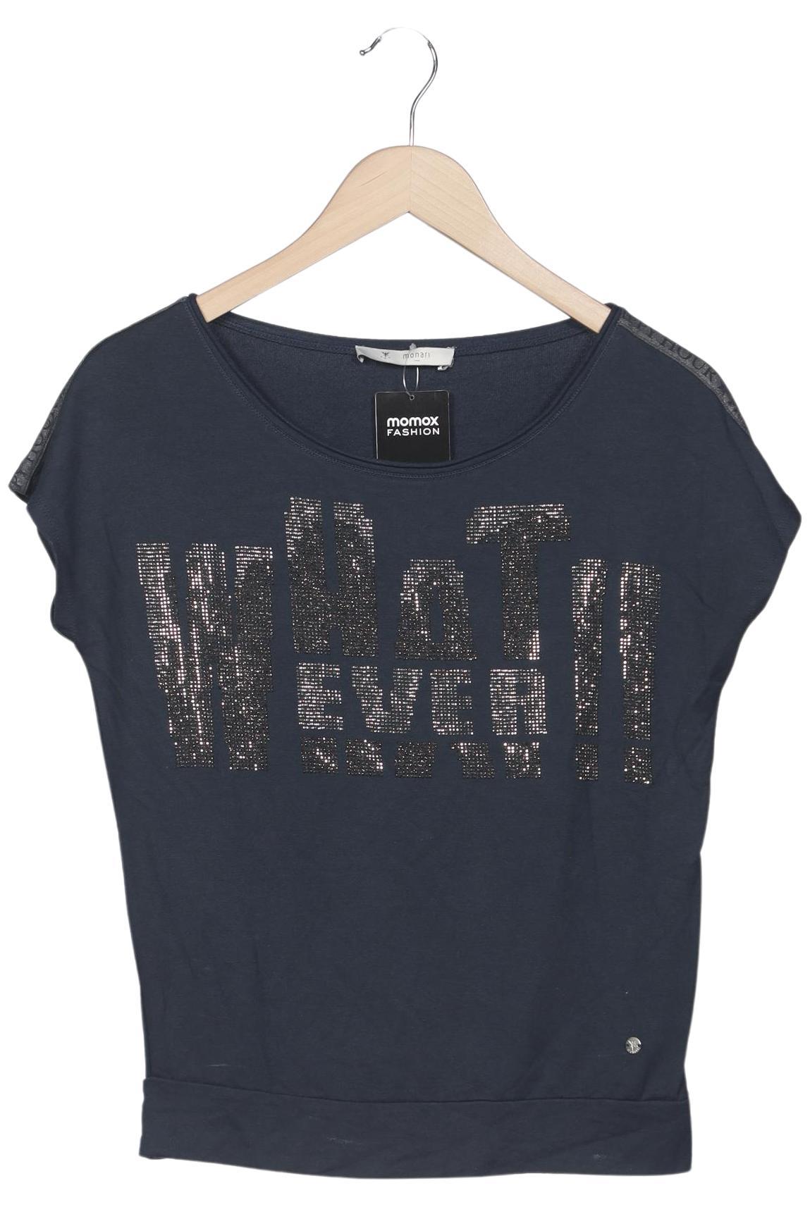 

monari Damen T-Shirt, marineblau, Gr. 34