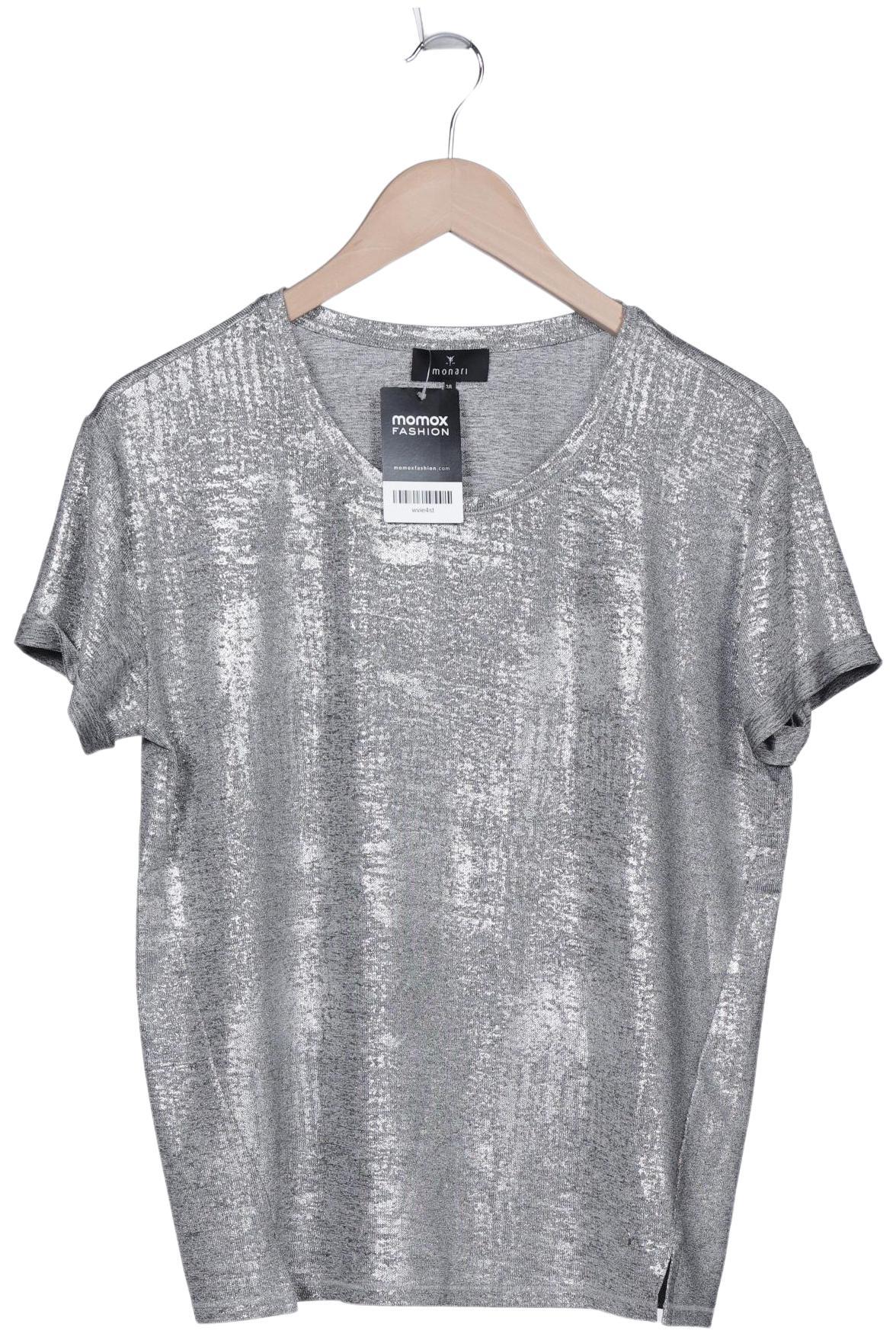 

monari Damen T-Shirt, silber, Gr. 38