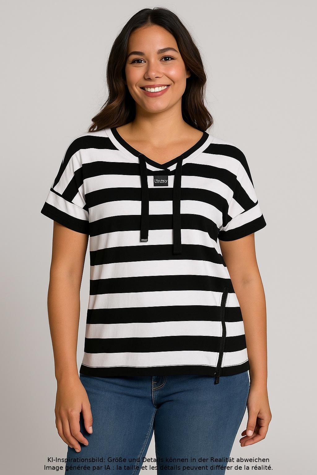 

monari Damen T-Shirt, mehrfarbig, Gr. 40