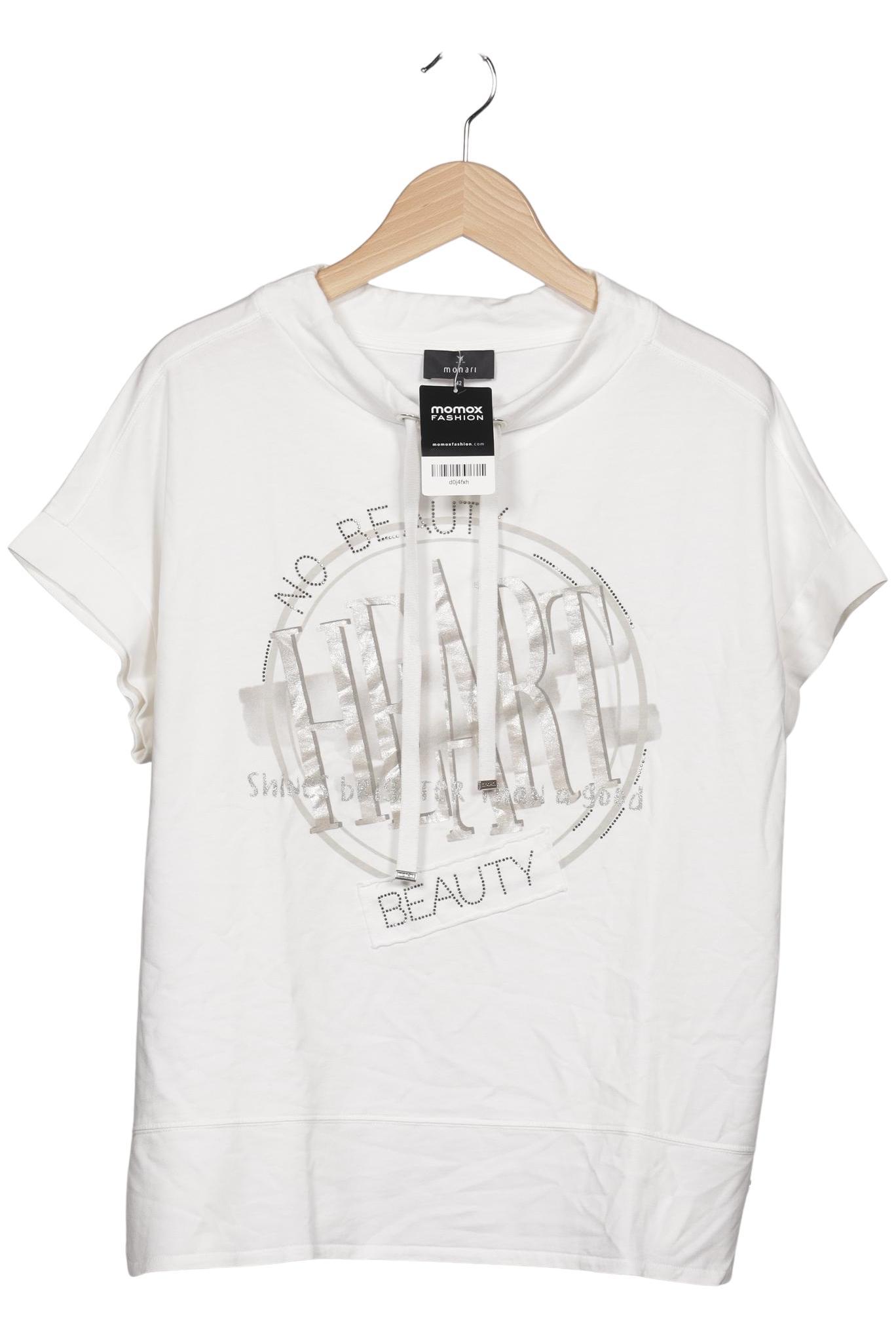 

monari Damen T-Shirt, weiß, Gr. 42