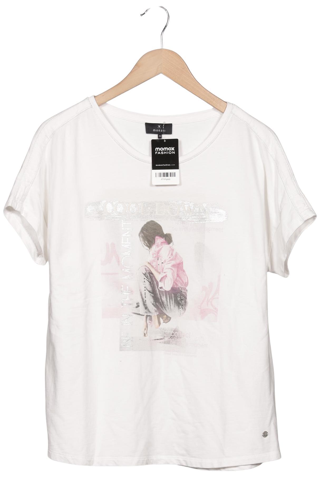 

monari Damen T-Shirt, weiß, Gr. 42
