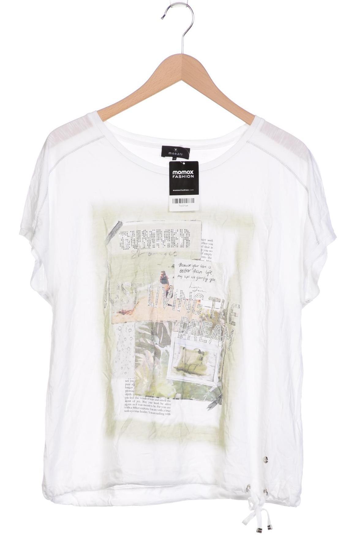 

monari Damen T-Shirt, weiß, Gr. 40