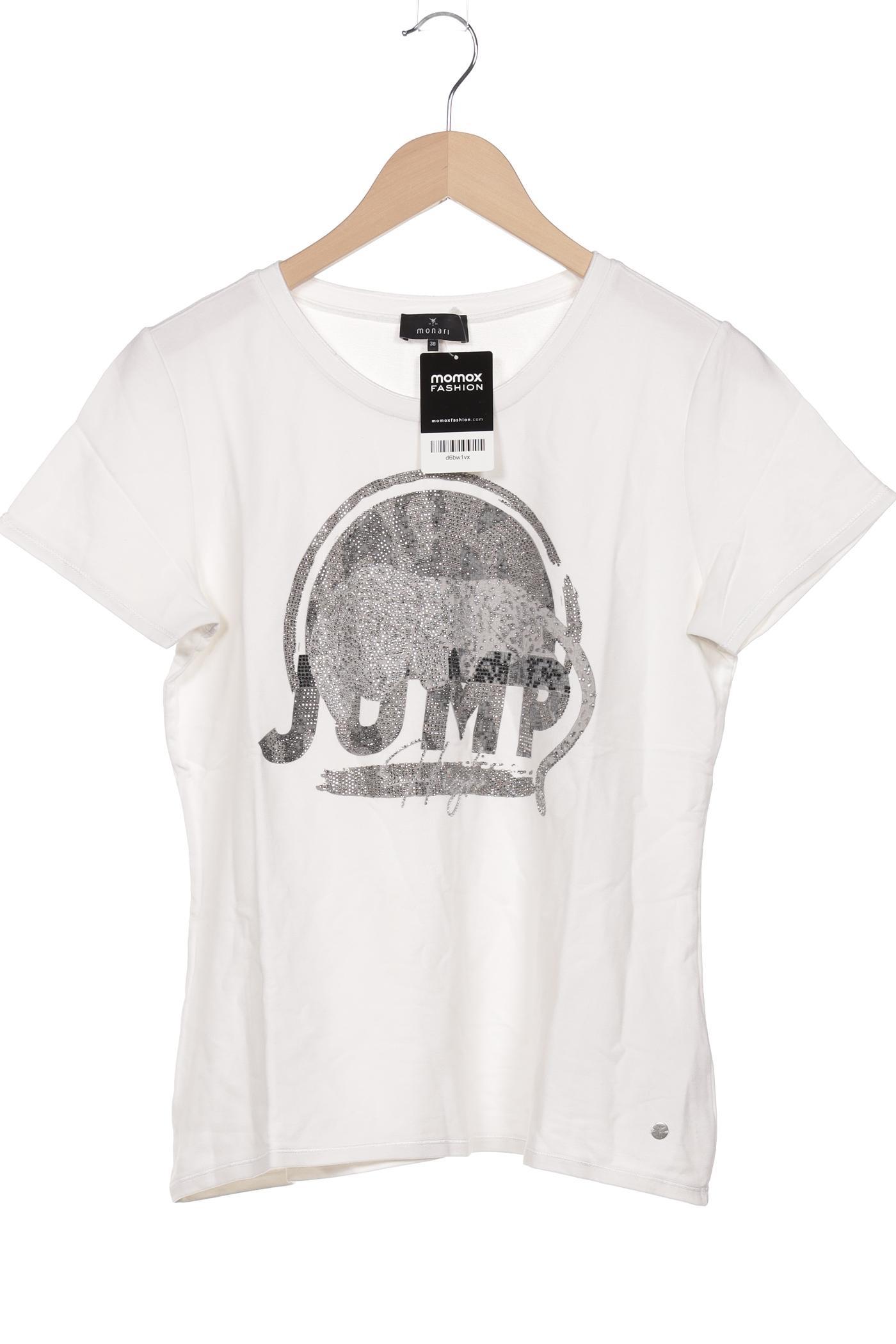 

monari Damen T-Shirt, weiß, Gr. 38
