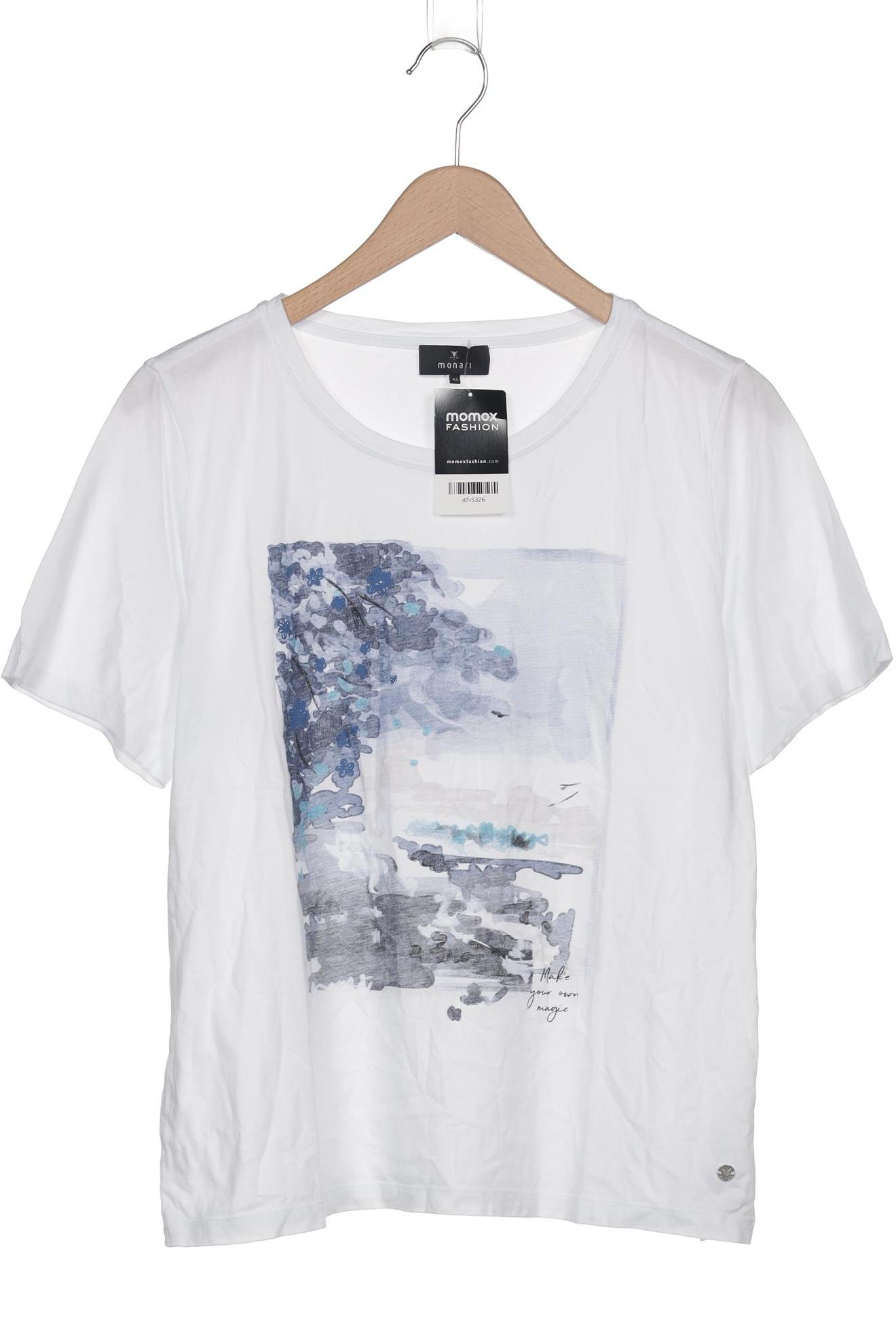 

monari Damen T-Shirt, weiß, Gr. 42