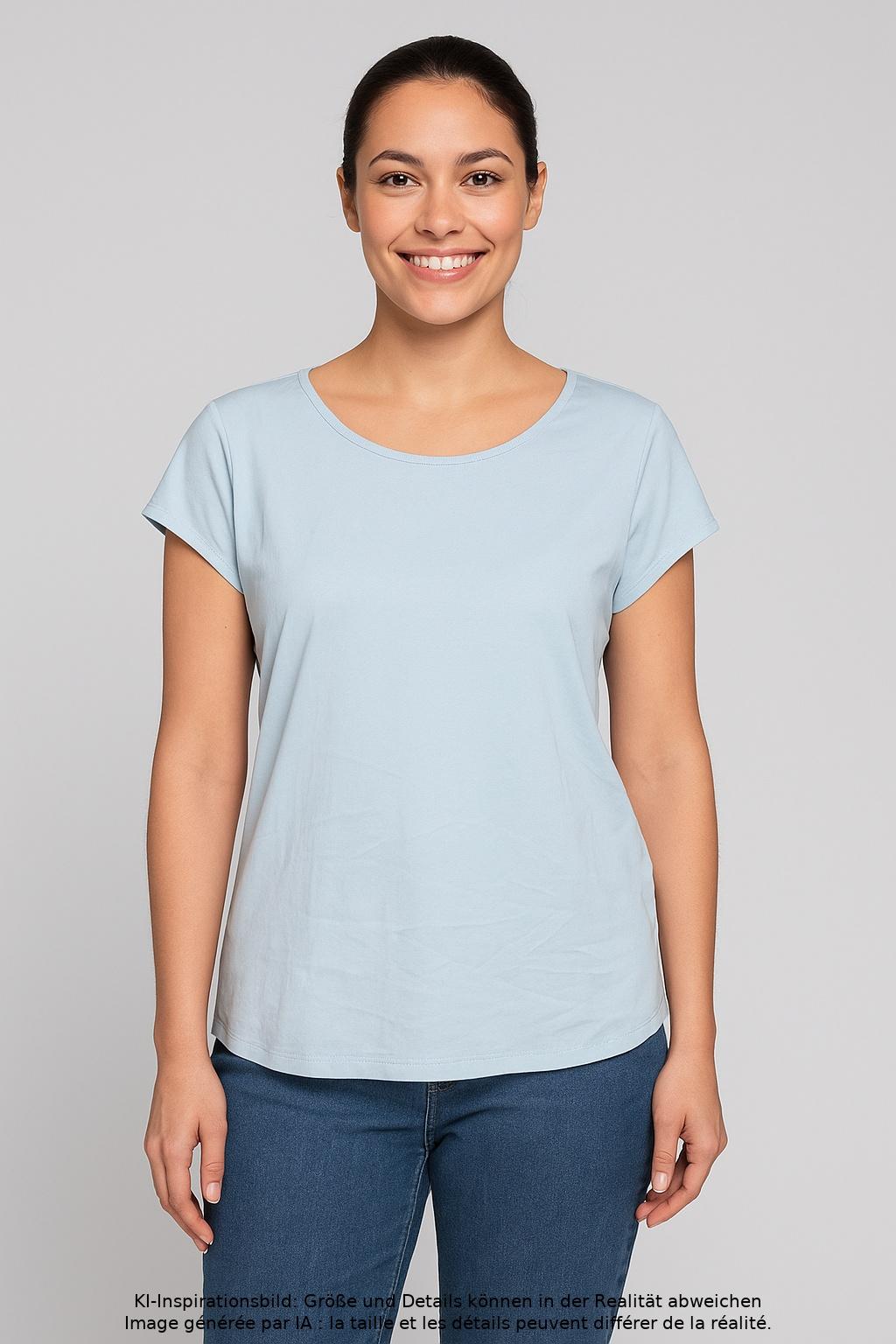 

monari Damen T-Shirt, hellblau, Gr. 38