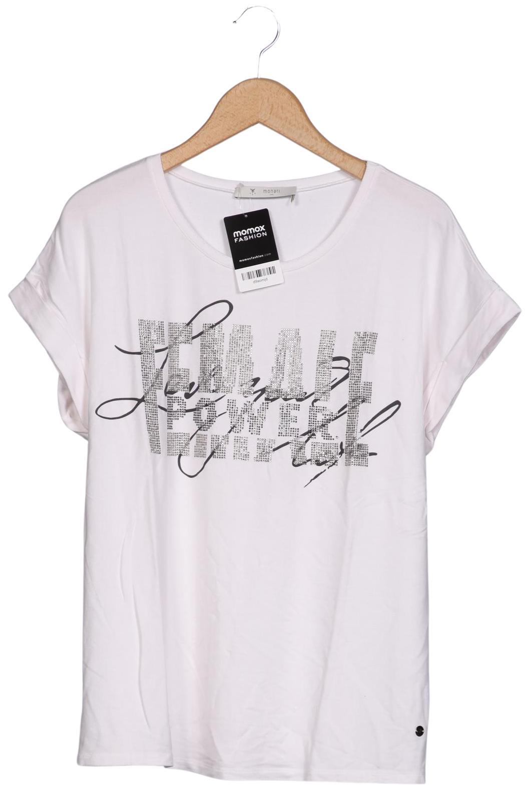 

monari Damen T-Shirt, weiß, Gr. 44