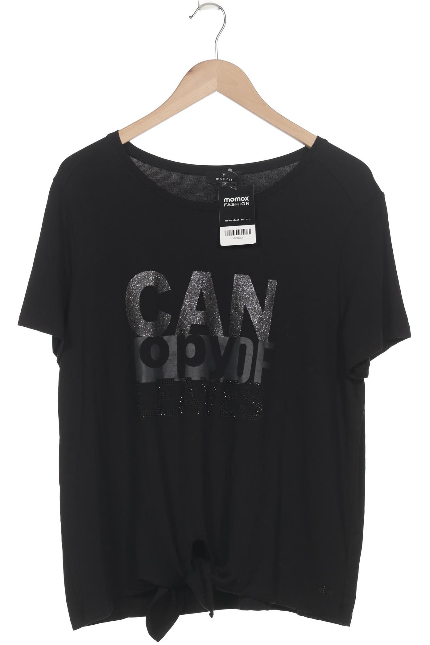 

monari Damen T-Shirt, schwarz, Gr. 44